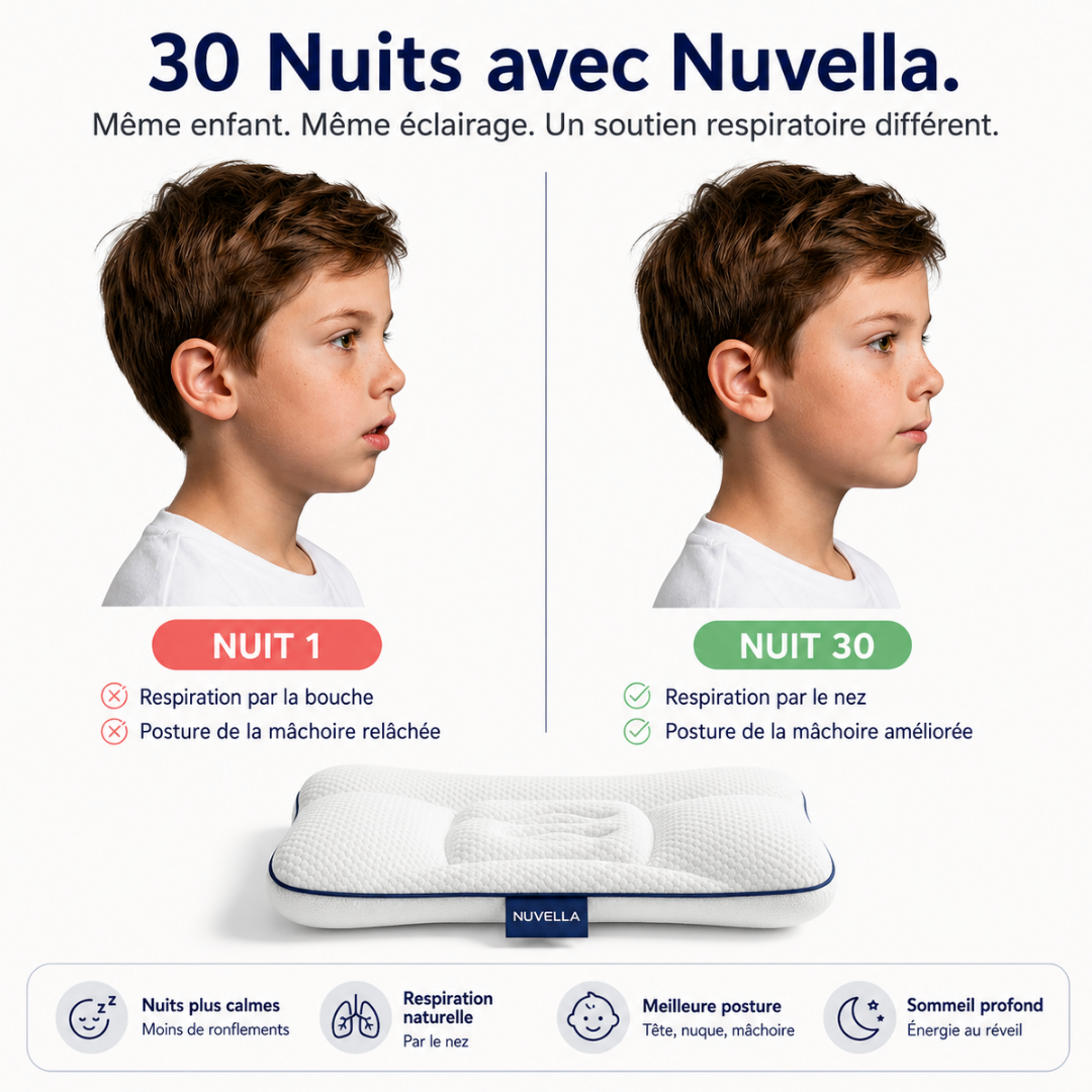 Nuvella • l'Oreiller Postural Enfant